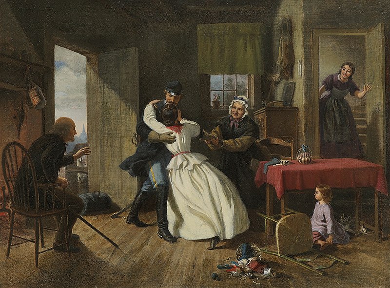 File:The Return of the Volunteer by Felix Octavius Carr Darley.jpg