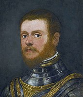 Jacopo Tintoretto (workshop). Portrait of king Sigismund II Augustus in armour label QS:Len,"Portrait of king Sigismund II Augustus in armour" label QS:Lpl,"Portret króla Zygmunta Augusta w zbroi" label QS:Lfr,"Portrait du roi Sigismond II Auguste en armure" . Private collection institution QS:P195,Q768717 .