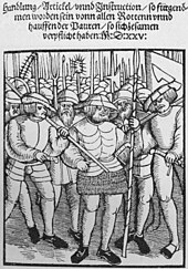 The Twelve Articles of peasants' demands, issued in 1525 Titelblatt 12 Artikel.jpg