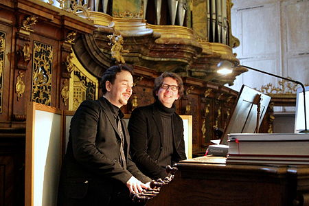 Tonspuren 2014 Florian Weber an der Orgel der Klosterkirche Irsee.jpg