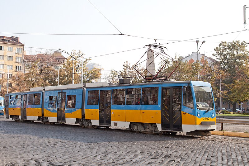 File:Tram in Sofia near Russian monument 075.jpg
