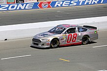 Milburn's No. 08 car at Sonoma Raceway in 2018 Travis Milburn Sonoma 2018.jpg