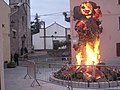 Vuur bij het feest van San Antonio Abate