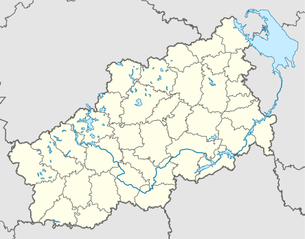 Location map Урысей Твер област