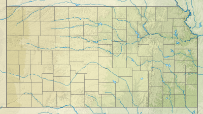 Location map USA Kansas