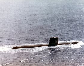 Az USS kardhal (SSN-579) szemléltető képe