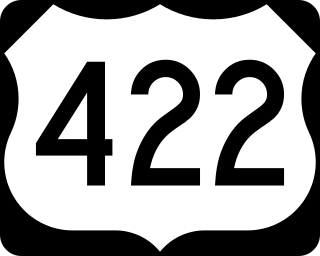 <span class="mw-page-title-main">U.S. Route 422</span> Highway in Ohio and Pennsylvania