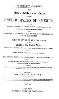 United States Statutes at Large Volume 2.djvu