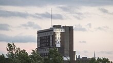 Hotel Utica as seen from the Utica Harbor Utica Hotel Photo Sky.jpg