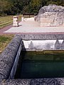 Sanctuaire gallo-romain des Vaux-de-la-Celle et bassin.