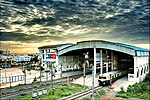 Velachery stasiun Kereta api bulan juni 2010.jpg