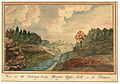 Näkymä Kataraqui Creekille, taustalla Brewers Upper Mills, 1830 Thomas Burroughs