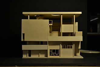 Model of the villa Villa Shodhan model.jpg