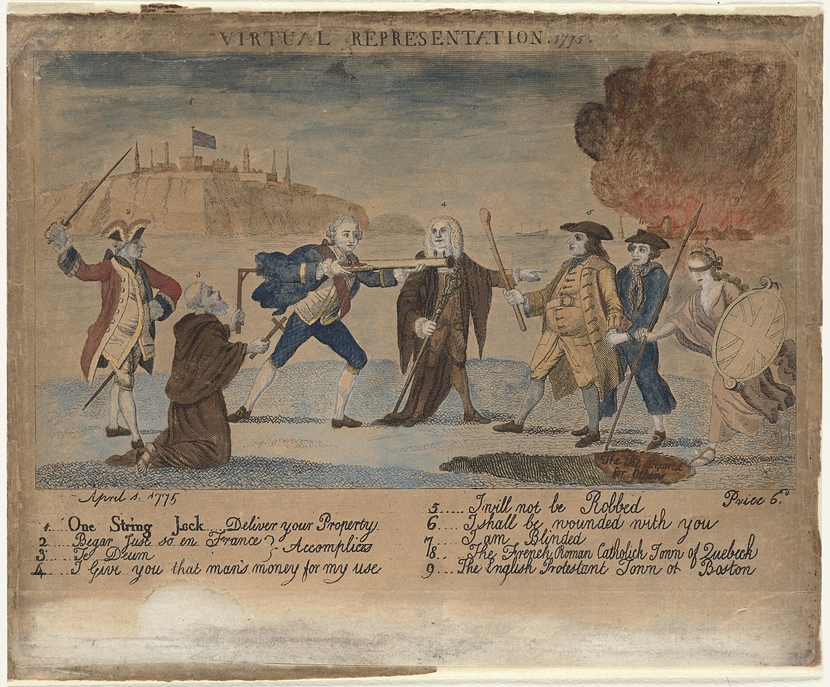 political cartoons 1775