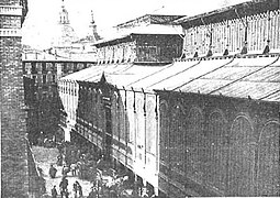 Veduta della piazza, foto di Compañy, in Nuevo Mundo (1903).