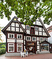 2-tier  Half-timbered house