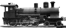 A Wurttembergian D class 4-6-0 of 1898 Wurttembergische D 1898.png