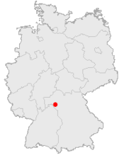 Würzburg, shown within modern Germany.