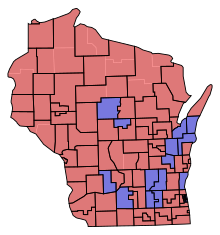 Assembly partisan composition
Democratic: 19 seats
Republican: 81 seats WI Assembly Partisan Map 1901.svg