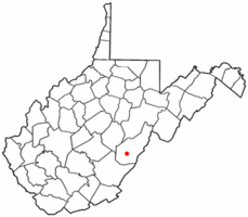 Location of Marlinton, West Virginia
