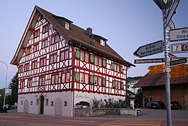 The Gasthaus Kreuz in Waldkirch