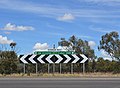 English: Directional sign on the Kidman Way at Wallanthery, New South Wales