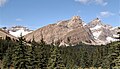 Southeast aspect of Watermelon S2 (right) and Dolomite Peak (left).