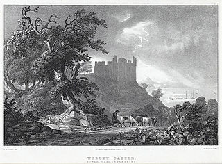 Webley castle, Gower, Glamorganshire