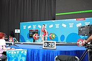 Deutsch: Gewichtheben bei den Olympischen Jugendspielen 2018; Tag 1, 7. Oktober 2018; Jungen 56 kg English: Weightlifting at the 2018 Summer Youth Olympics at 7 October 2018 – Boys' 56 kg