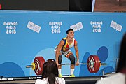 Deutsch: Gewichtheben bei den Olympischen Jugendspielen 2018; Tag 2, 10. Oktober 2018; Jungen 62 kg English: Weightlifting at the 2018 Summer Youth Olympics at 8 October 2018 – Boys' 62 kg