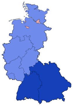 West German Federal Election - Party list vote results by state - 1983.png