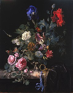 Nature morte de fleurs avec montre, 1663San Francisco