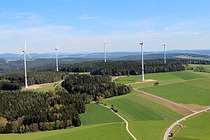 Pamsendorf wind farm (May 10, 2017)