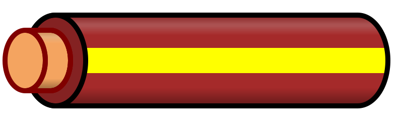 File:Wire brown yellow stripe.svg