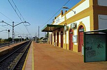 Yunquera de Henares Railway Station.JPG