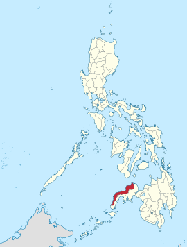 Zamboanga do Norte na Península de Zamboanga Coordenadas : 8°8'0.000"N, 123°0'0.000"E
