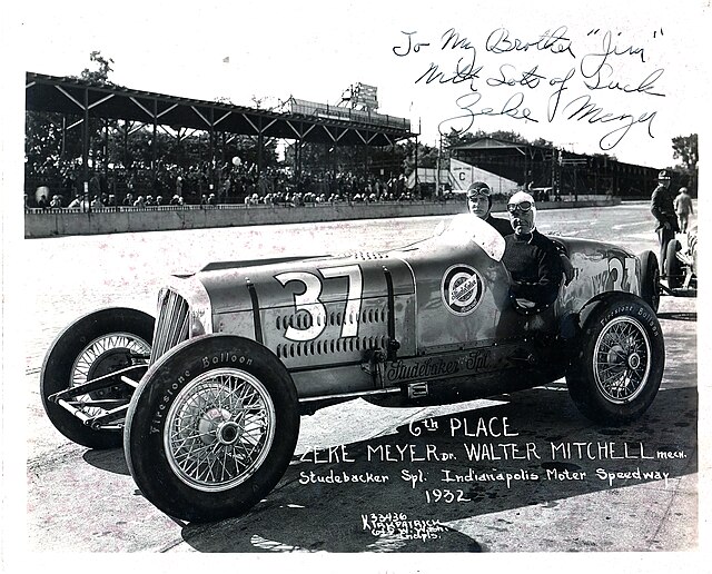 Zeke Meyer at 1932 Indianapolis 500