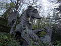 Bomarzo, Parco dei Mostri, Drago con leoni - 25/03/2010