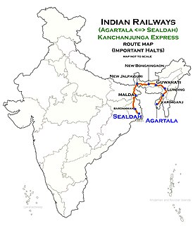 <i>Sealdah–Agartala Kanchanjunga Express</i>