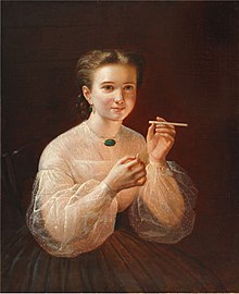 Պյոտր Եֆիմովիչ Զաբոլոտսկի, «Ծխախոտով աղջիկը», 1830-ական թթ.