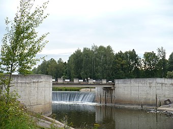 Плотина Ярополецкой ГЭС
