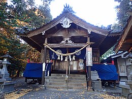 岡留熊野座神社 社殿