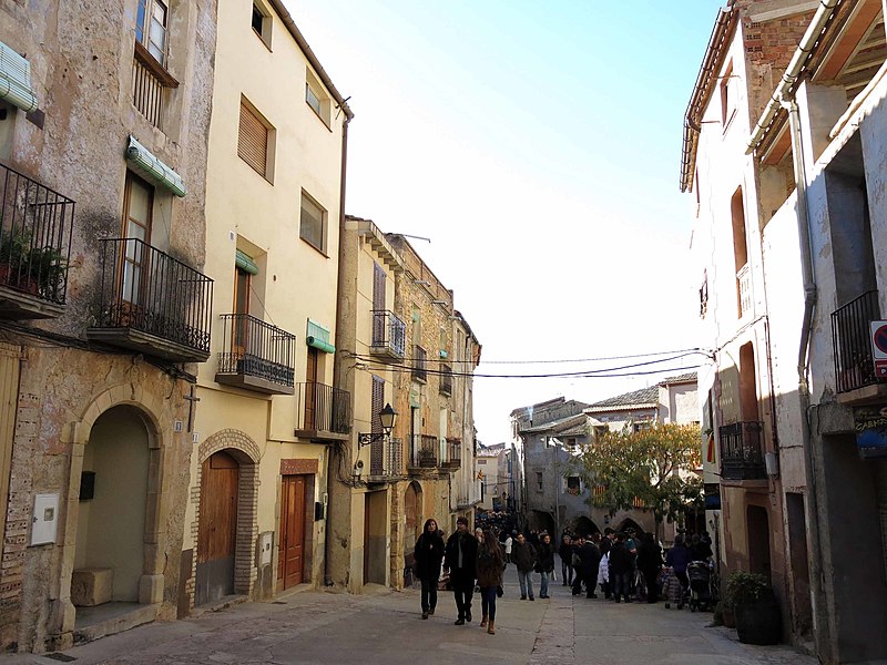 File:049 Carrer Major (Cabacés), part alta.JPG