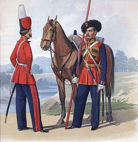Life Guards Cossack Regiment, 1855