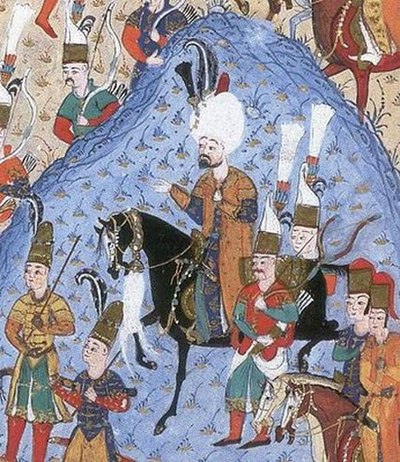 Suleiman during the siege of Rhodes in 1522