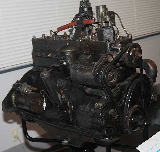 File:1953 Nissan Model NB engine right.jpg