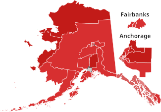 1996 United States Senate election in Alaska by State House District.svg