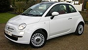 Thumbnail for File:2008 Fiat 500 1.4 Lounge by The Car Spy.jpg