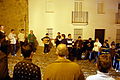 Campanilleros cantando por las calles de Aracena.