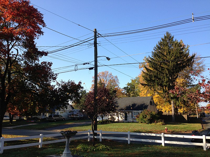 File:2014-10-30 09 23 07 Suburban area along Terrace Boulevard during autumn leaf coloration in Ewing, New Jersey.JPG